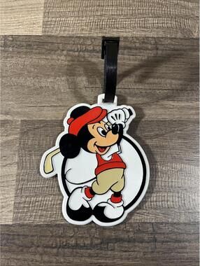 Disney Mickey Mouse Vintage Staff Professional Golf Bag Tag